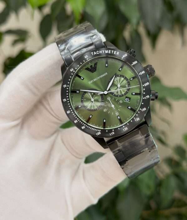 Emporio Armani Renato Chronograph Style – Green Dial