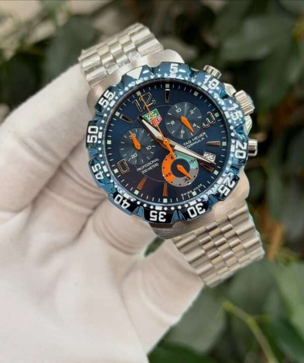 TAG Heuer Formula 1 Chronograph Style – Blue Dial & Stainless-Steel Bracelet