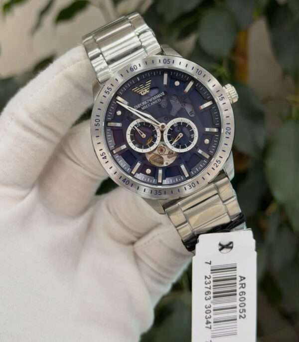 Emporio Armani Mario Meccanico AR60052 – Blue Open-Heart Dial