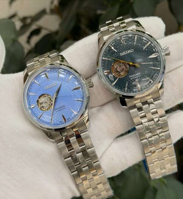 Seiko Presage Style – Light Blue Open Heart Automatic