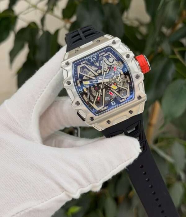 Richard Mille RM 35-02 Style – Skeleton Dial & Black Strap