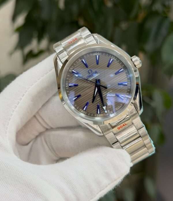 Omega Seamaster Aqua Terra Style – Grey Teak Dial & Blue Hands