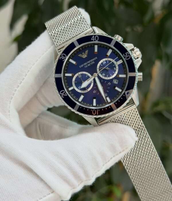 Emporio Armani AR11587 – Blue Dial Chronograph