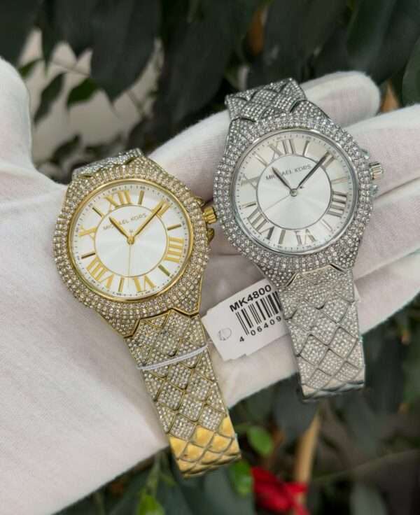 Michael Kors Sofie Pavé MK3881 – Gold-Tone & White Dial