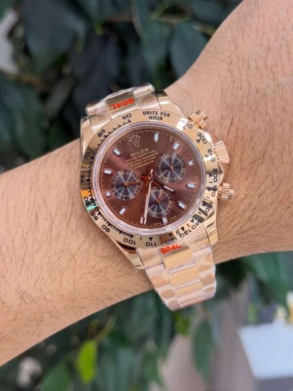 Rolex Daytona 116505 Style – Chocolate Brown Dial & Rose Gold