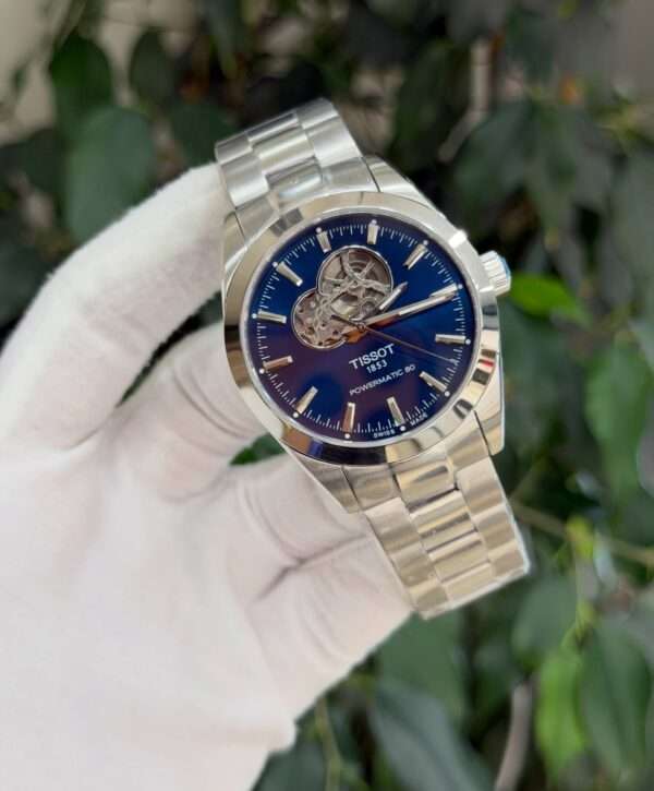 Tissot Gentleman Powermatic 80 Open Heart – Blue Dial